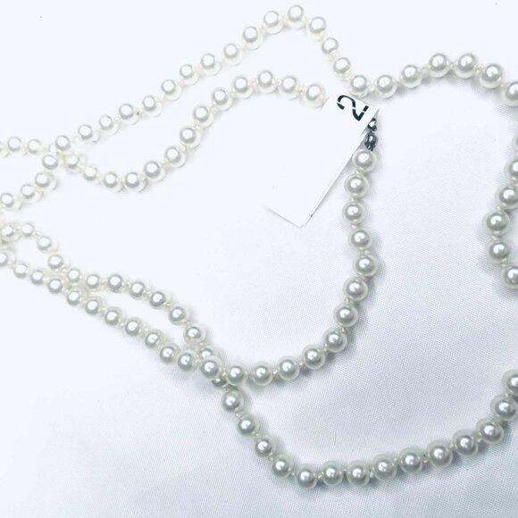 ✨ Vintage Faux Pearl Necklace • 1960s Classic Elegance • 46 cm - Picture 3 of 7